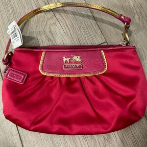 Hot pink coach wallet purse